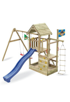 Игровой комплекс из дерева Данилушка-1